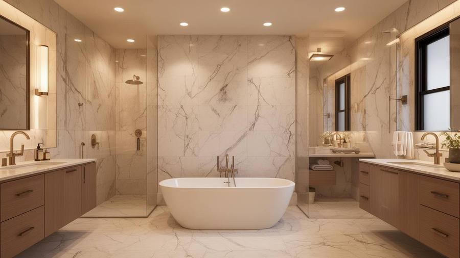 Luxury bathroom remodel